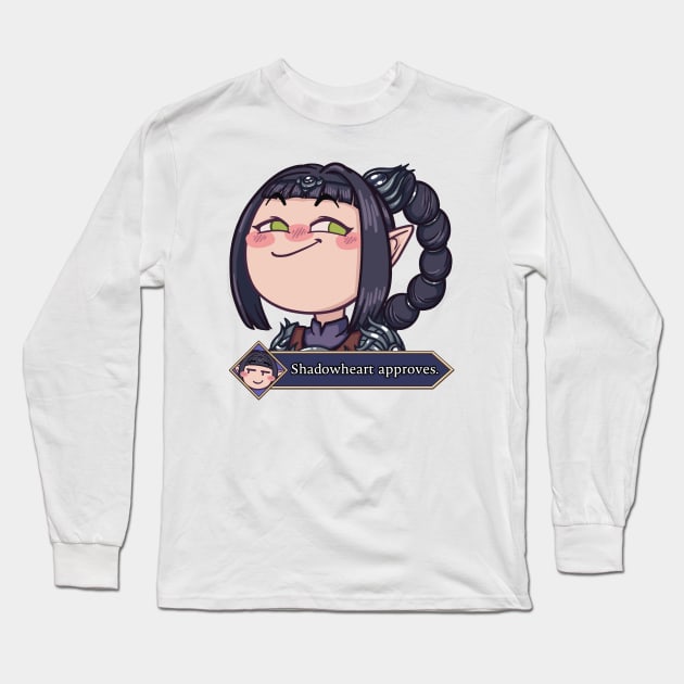 Shadowheart Approves Long Sleeve T-Shirt by SouzouInc